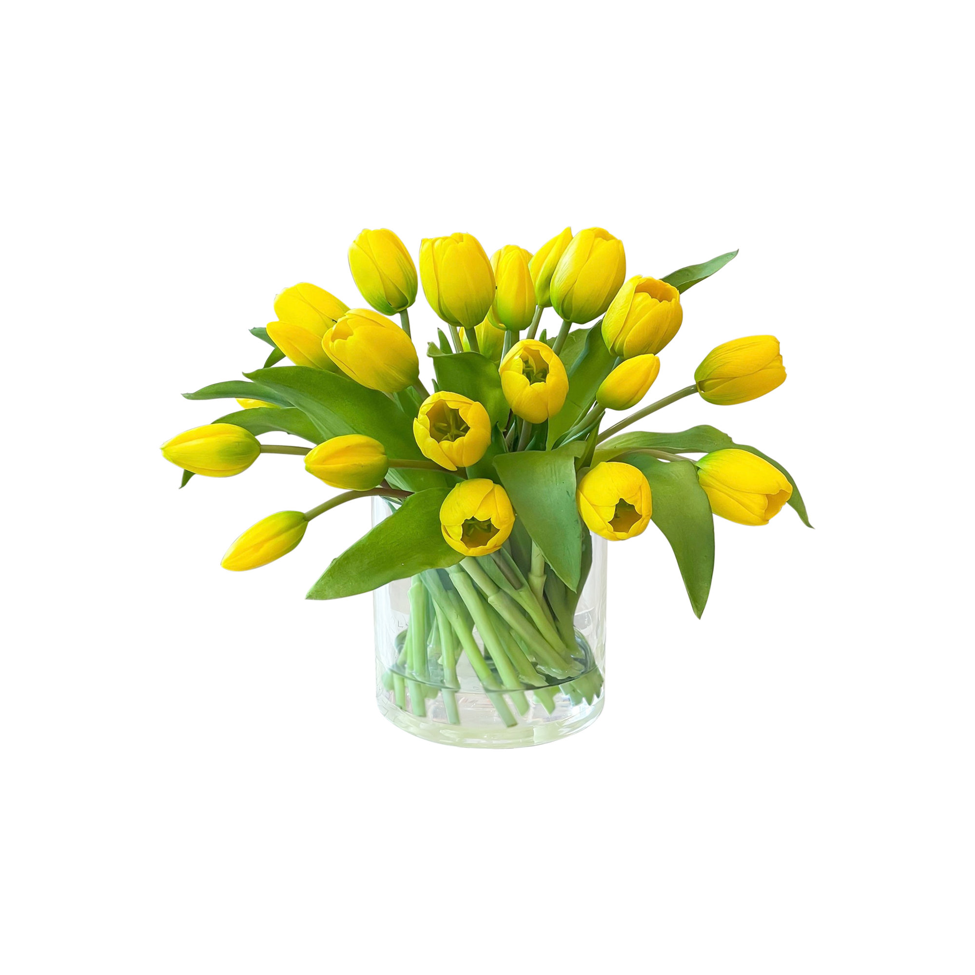 Tulips in Vase, Yellow
