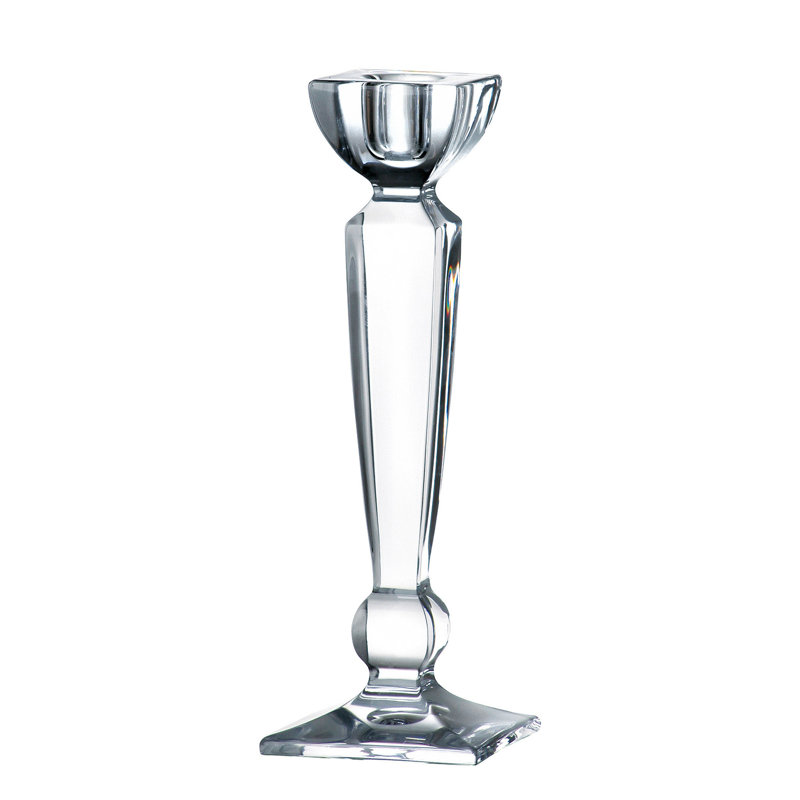 Chandelles en cristal Calton, H 12 po x l 3,6 po x P 3,6 po