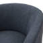 Fauteuil pivotant à 360 degrés en tissu de chenille bleu avec coutures câblées et coussin de siège amovible de 6 po d'épaisseur-1946947296