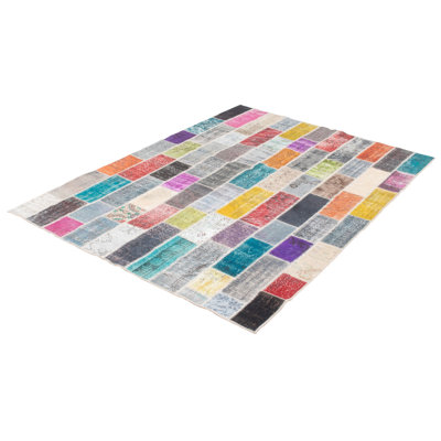 Anduena One-of-a-Kind 6'9" X 9'9" 2010s Wool Area Rug in
