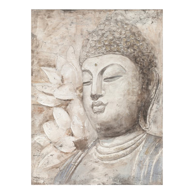 Gray Buddha - No Frame Painting