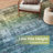 Leyat Washable Abstract Rug Ombre Distressed Non Slip Stain Resistant Low Pile Indoor Carpet-1263696827-1243231643