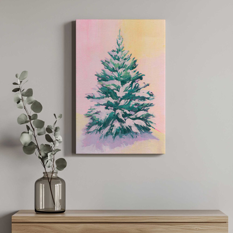 «Tinsel Tree II» par Grace Popp, reproduction d'art sur toile, H 30 po x l 20 po, Toile tendue, Ne s’applique pas