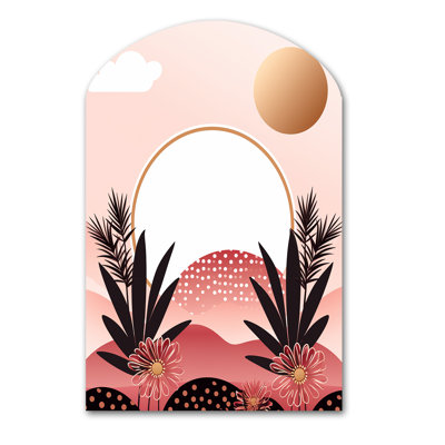 Cobert - Abstract Landscape Arch Shape Assymterical Wall Art