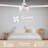 Breeze Collection Smart Indoor and Outdoor 52in 3-Blade Ceiling Fan with Remote Control Works With iOS or Android App-1645739663