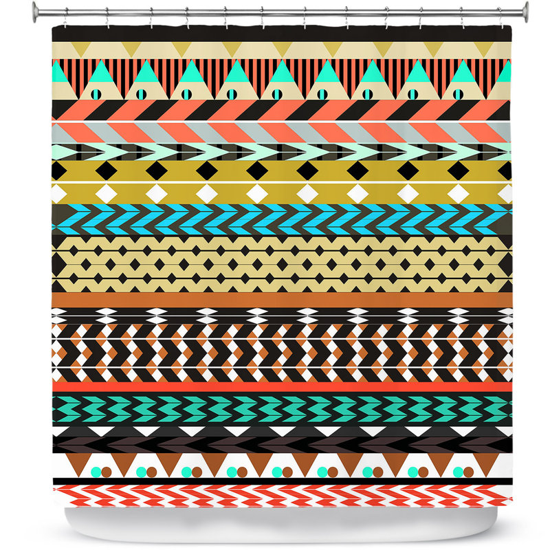 Geometric Shower Curtain
