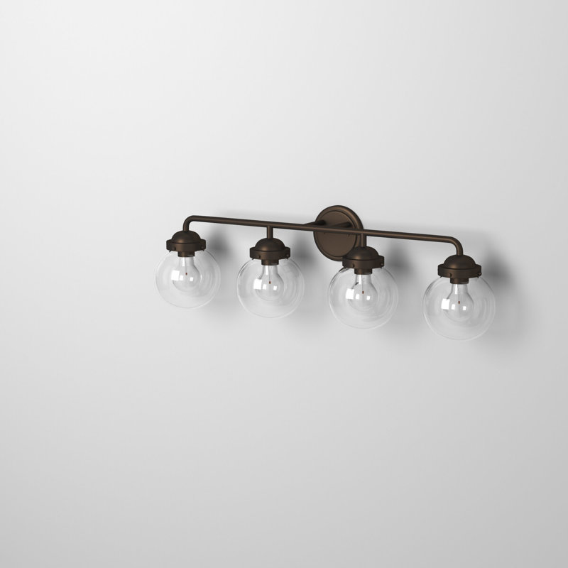 Parlez Dimmable Bath Bar, Oil Rubbed Bronze, 4