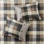 Élégante housse de couette à chevrons 6 pièces pour très grand / très grand lit avec coussins décoratifs et imprimés audacieux-118022801-118022802