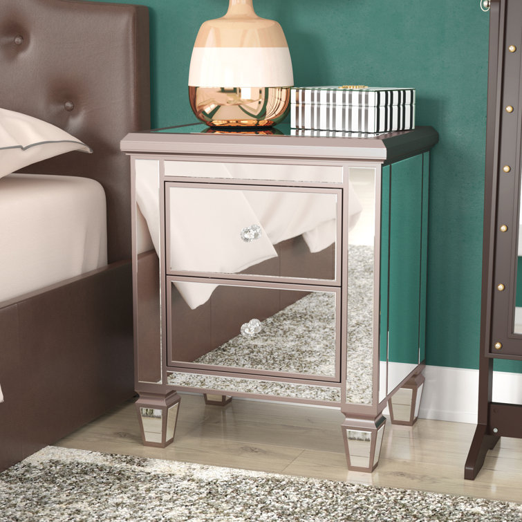 Laurine 2 Drawer Nightstand