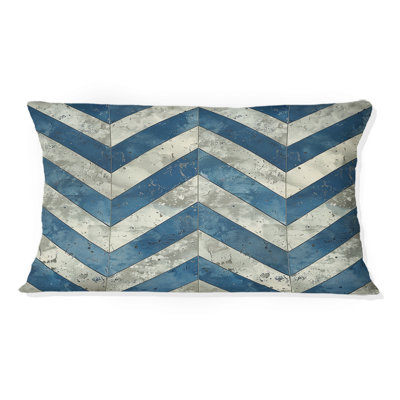 Chevron Charm I - Chevron Lumbar Pillow