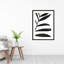 «Black Palms V» par W. Stramel - reproduction d'art encadrée-1304903858-1304903865