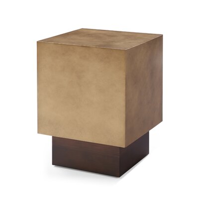 Modrest Derek Iron Block End Table -  VIG Furniture, VGVCET129-GRY-ET