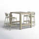 Farrah 55'' Rectangular 4 - Person Outdoor Dining Set