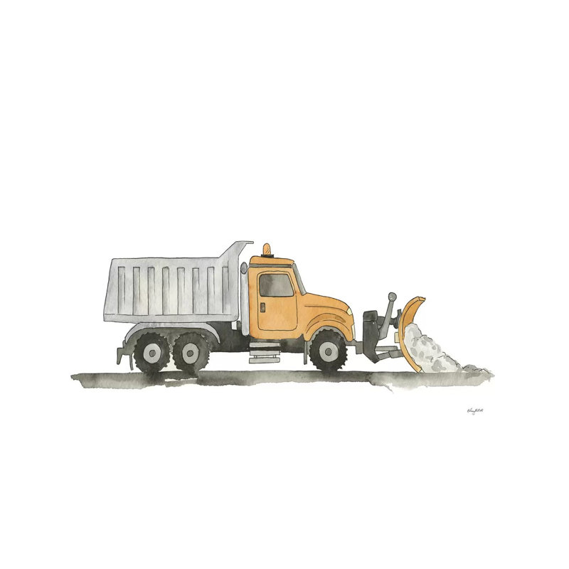" Snow Plow " by Kelsey McNatt, 8" H x 12" W x 0.75" D