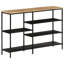 Ocain 110cm Solid Wood Top Console Table