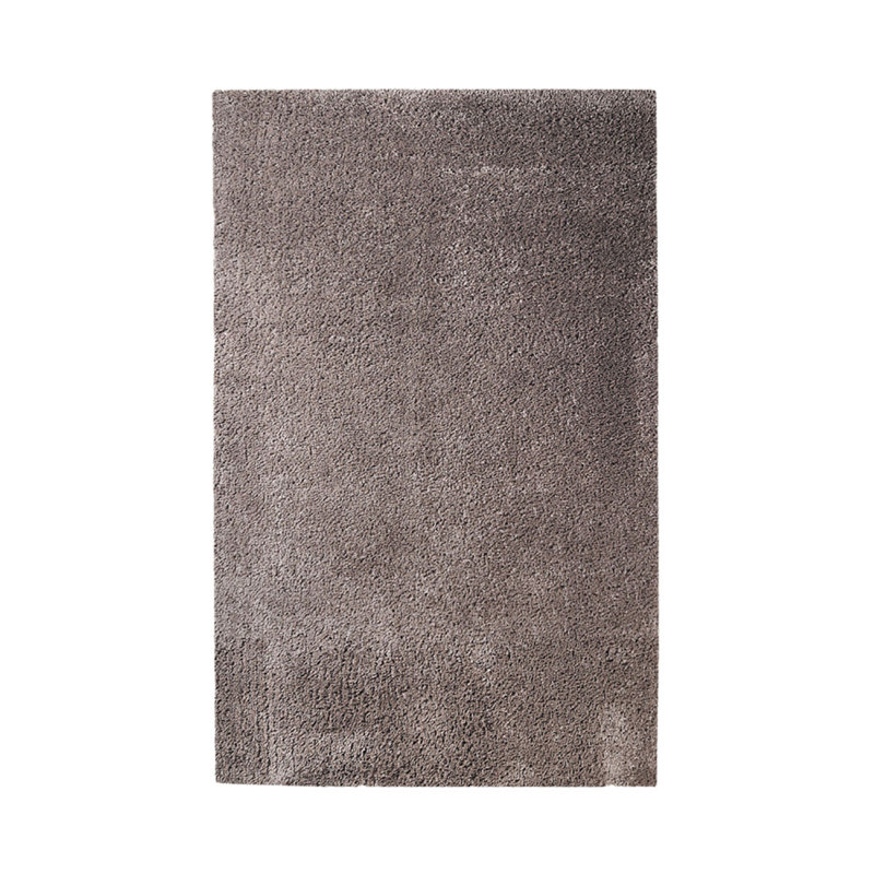 Maynerd Solid Color Handmade Tufted Polypropylene Area Rug in Taupe, Rectangle 8' x 10'