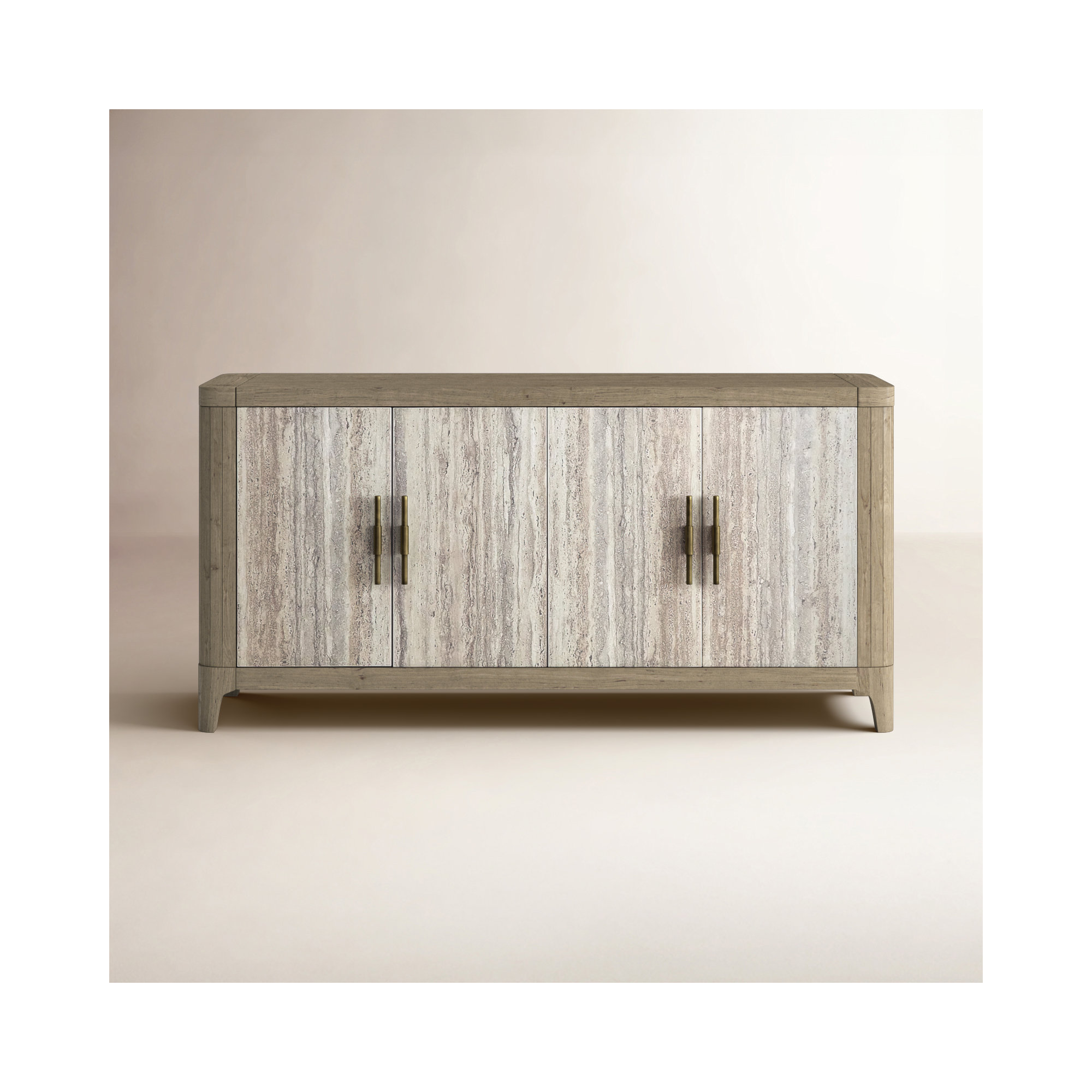 Carley 72" Reclaimed Wood Sideboard, Brown