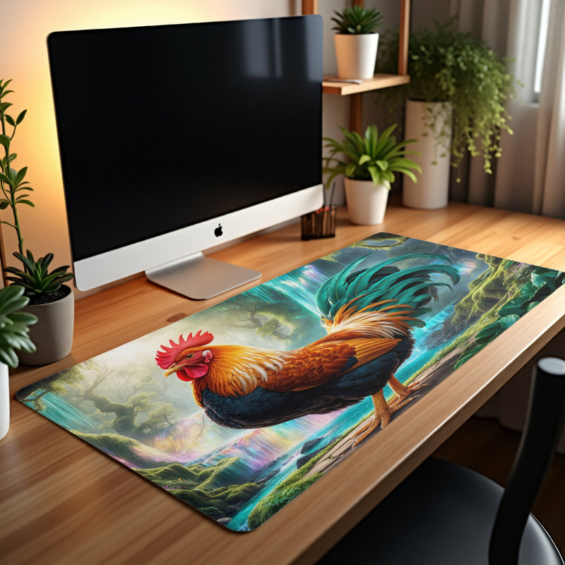 Polyester Desk Pad, 31.5x15.5