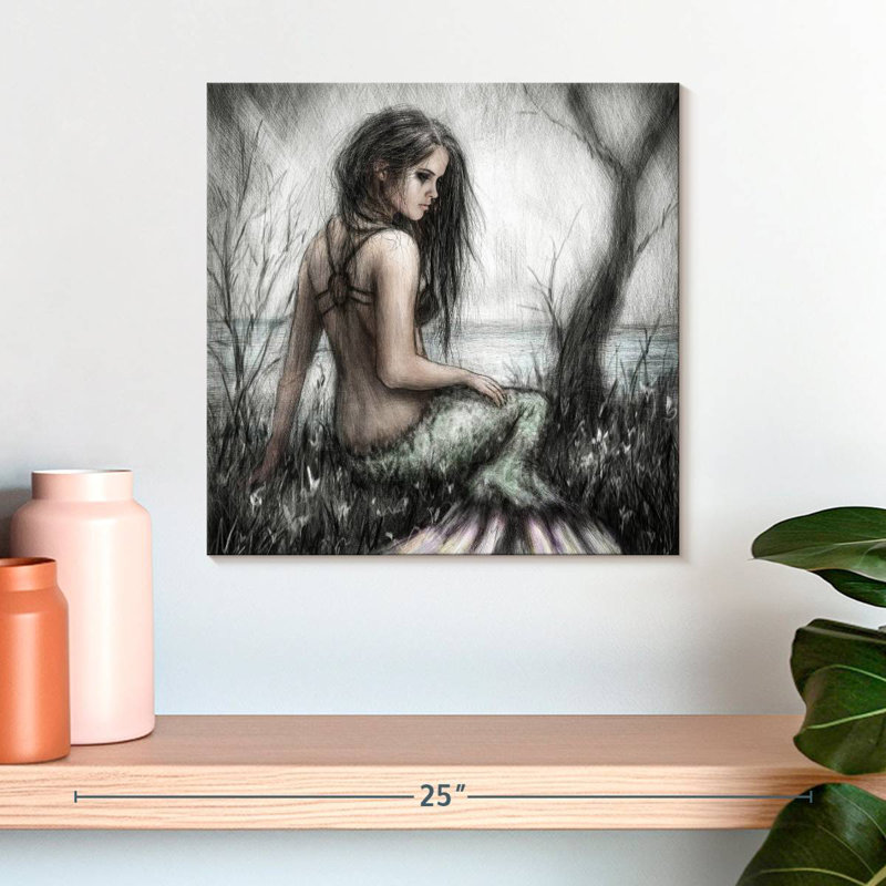 Kelan Mermaid's Rest, 16" H x 16" W