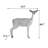 Gamez Deer Plastic Garden Statue