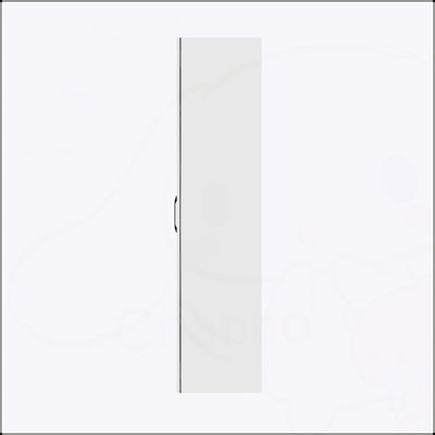 White Large Slim Storage Cart with Handle & Wheels, Ideal for Narrow Spaces and Maximizing Kitchen Organization