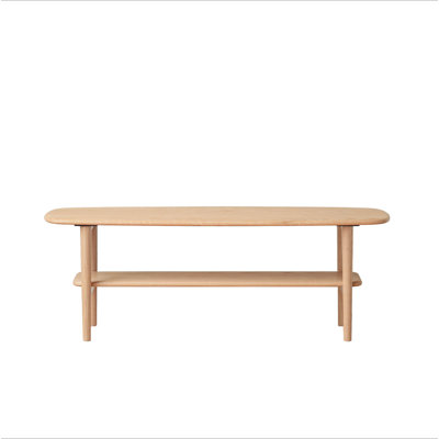 Table centrale Table basse 100% bois massif Plateau supérieur Table basse Largeur 120 x Profondeur 40 x Hauteur 42 cm Bureau d'étude Travailler de la maison Facile à assembler Bois naturel avec tablette de rangement