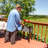 Rinda Acacia Wood Rectangular Raised Garden Bed with Legs - 36.75" x 12.75" x 31" - Gray-925038597
