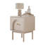 Bedside table LIBERTY nightstand with gold handle-1856233481