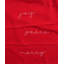 Serviettes Delevan, broderie rouge des fêtes Monaco-921956078