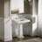 Memoirs Rectangular Pedestal Bathroom Sink with Overflow-19195568-10939912