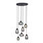 Jay 7 - Light Black Cluster Pendant