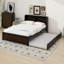 Cadres de lit double en bois Bonney avec lit gigogne et tiroirs de rangement-2119693219
