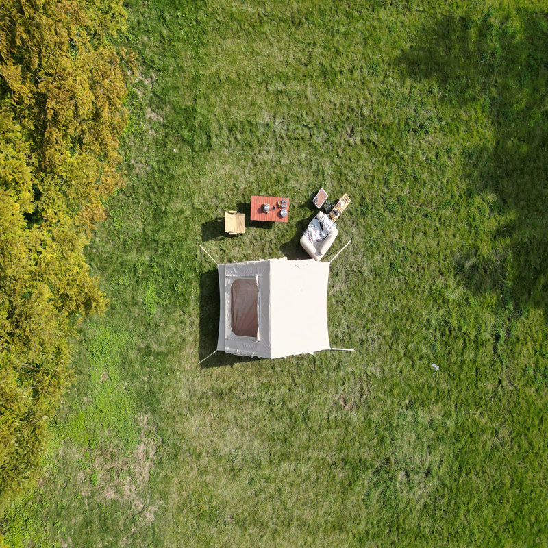 Tente de camping gonflable 4 saisons avec structure gonflable haute performance et structure gonflable 4 à 6 personnes