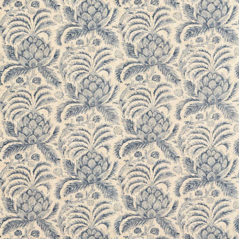 Pina de Indes Fabric, Indigo