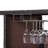 Outdoor Wicker Bar Table, A Square Rattan Bistro Bar Table With A Storage Rack, Suitable For Patios, Gardens, Poolside Areas, Balconies And Backyards.