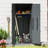 EHHLY 31Wx23Lx66H Resin Storage Shed, Lockable Weatherproof Cabinet-120233707