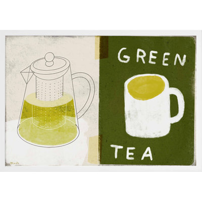 Green Tea Framed Graphic Art
