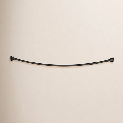 Minimalist Adjustable Curved Shower Curtain Rod