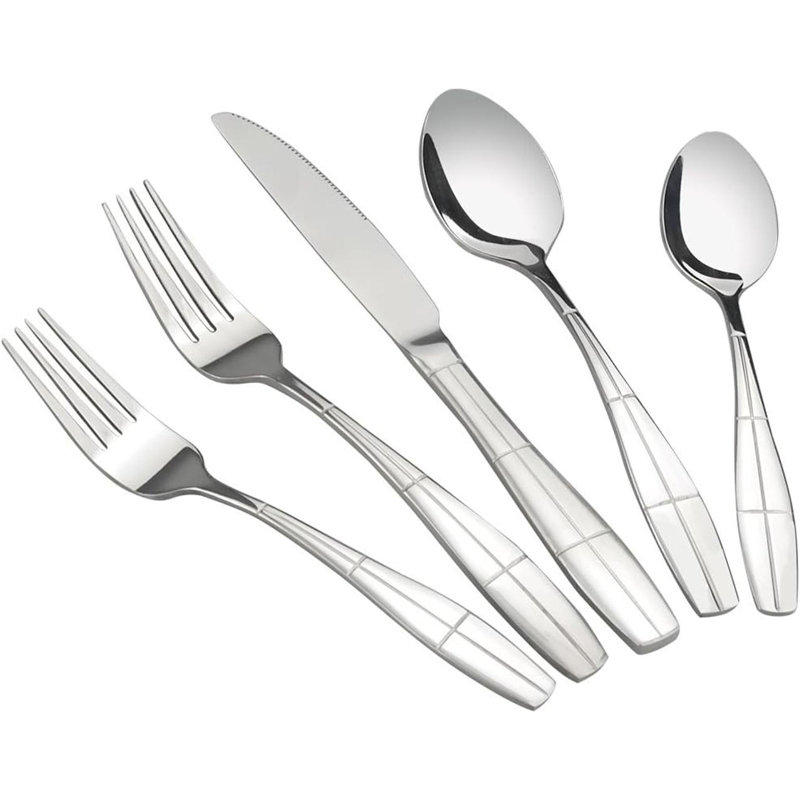 Latitude Run® Nickisha Stainless Steel Flatware Set - Service for 16