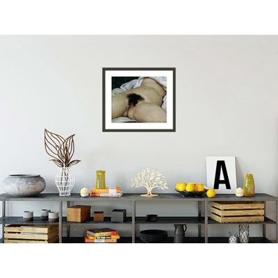 «The Origin of the World» par Gustave Courbet, impression giclée encadrée