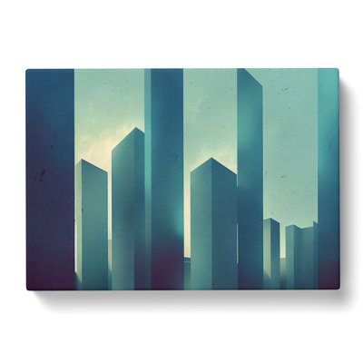 Futuristic Buildings Architecture Vol.3 - Wrapped Canvas Print