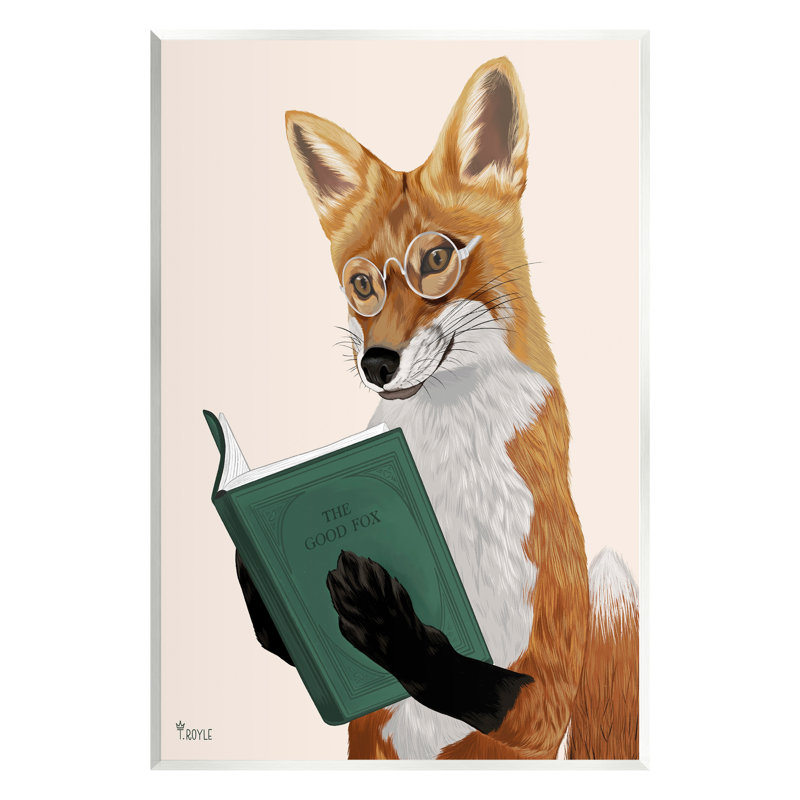 «Wild Fox» par Tara Royle, H 19 po x l 13 po x P 0,5 po