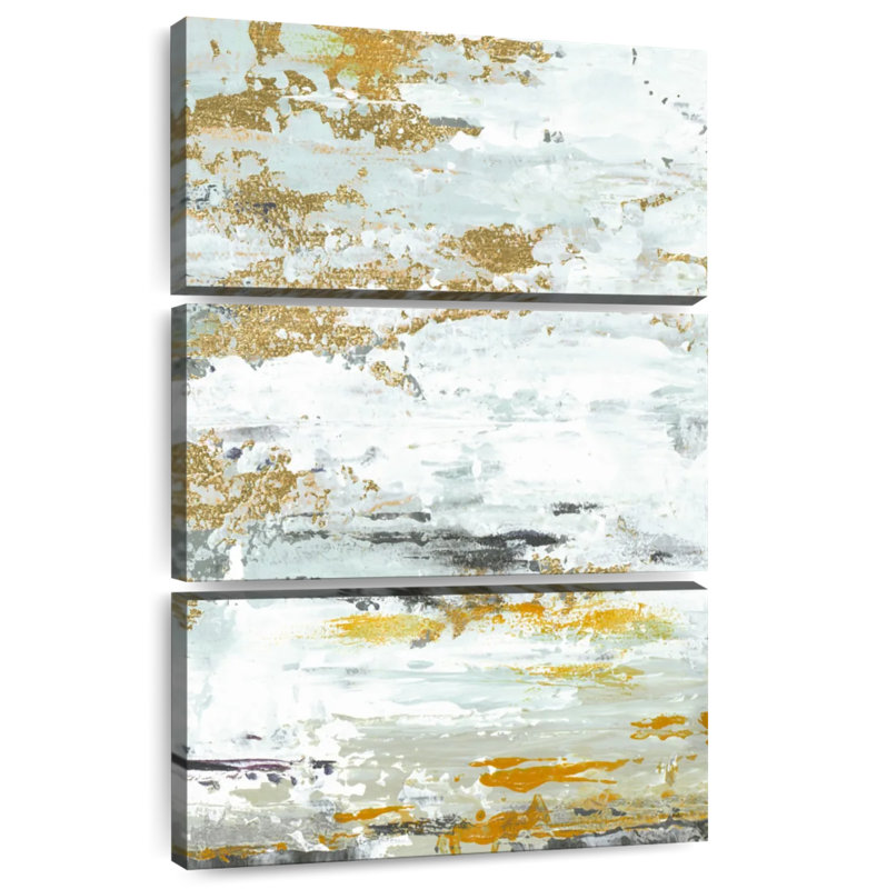 Avery Gold Magic - Abstrait vertical II, H 32 po x l 20 po