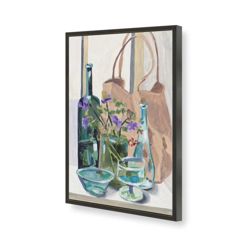 «Sustain Elegance I» par Melissa Wang, reproduction d'art, Impression sur cadre ouvert sans papier mat, Noir