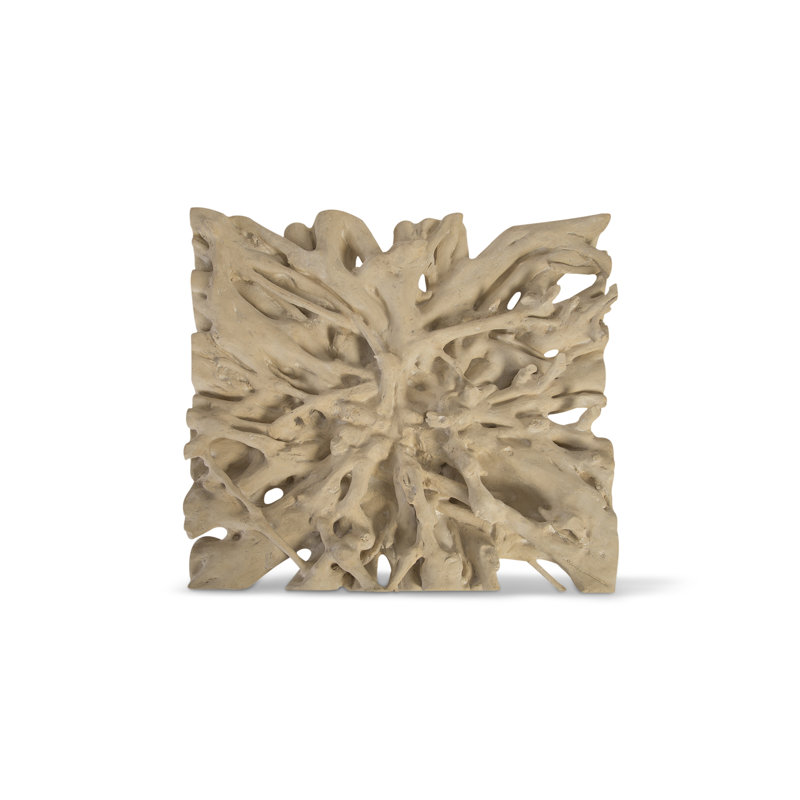 Cast Naturals Abstract Coffee Table, 17" H x 48" L x 48" W 