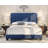 Valletta Navy Blue Velvet Full Bed-1686035253-1686035255