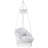Vivere Deluxe Polyester Macrame Chair with Removable Plush Cushion and Fringe-2146838466