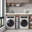 Panier à linge mince 65l avec couvercle, panier à linge étroit avec sac amovible et poignées en bambou, panier à linge mince et facile à déposer pour bac à linge pliable pour salle de bain-1576830745-1576830746