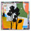 Art mural en verre épique «Treeform No. 1» par Jan Weiss, 24 po x 24 po-64181537
