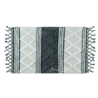 Decicco Geometric Hand Woven 60cm X 90cm Indoor / Outdoor Area Rug